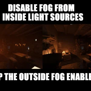 Disable or reduce inside fog from light sources kcd2
