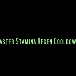 Faster Stamina Regen Cooldown Mod