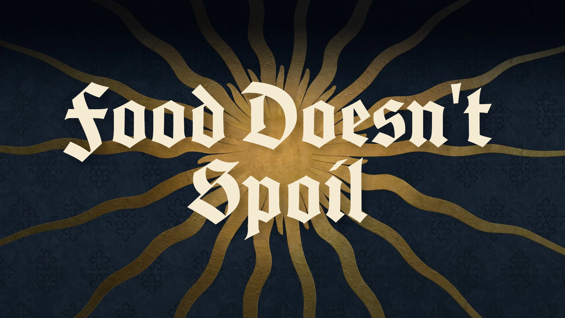 Food Doesn't Spoil in KCD 2