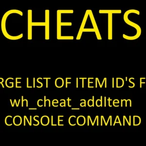 Kingdome Come: Deliverance II ItemID List