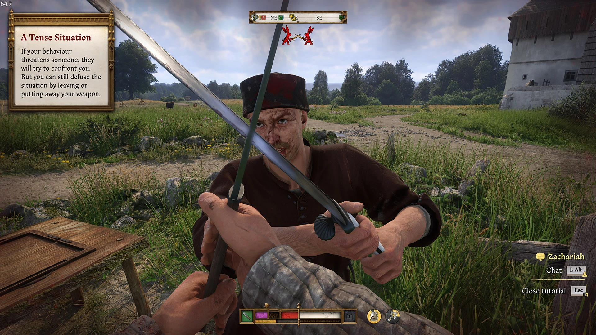 No Attack Direction Arrows Mod KCD 2