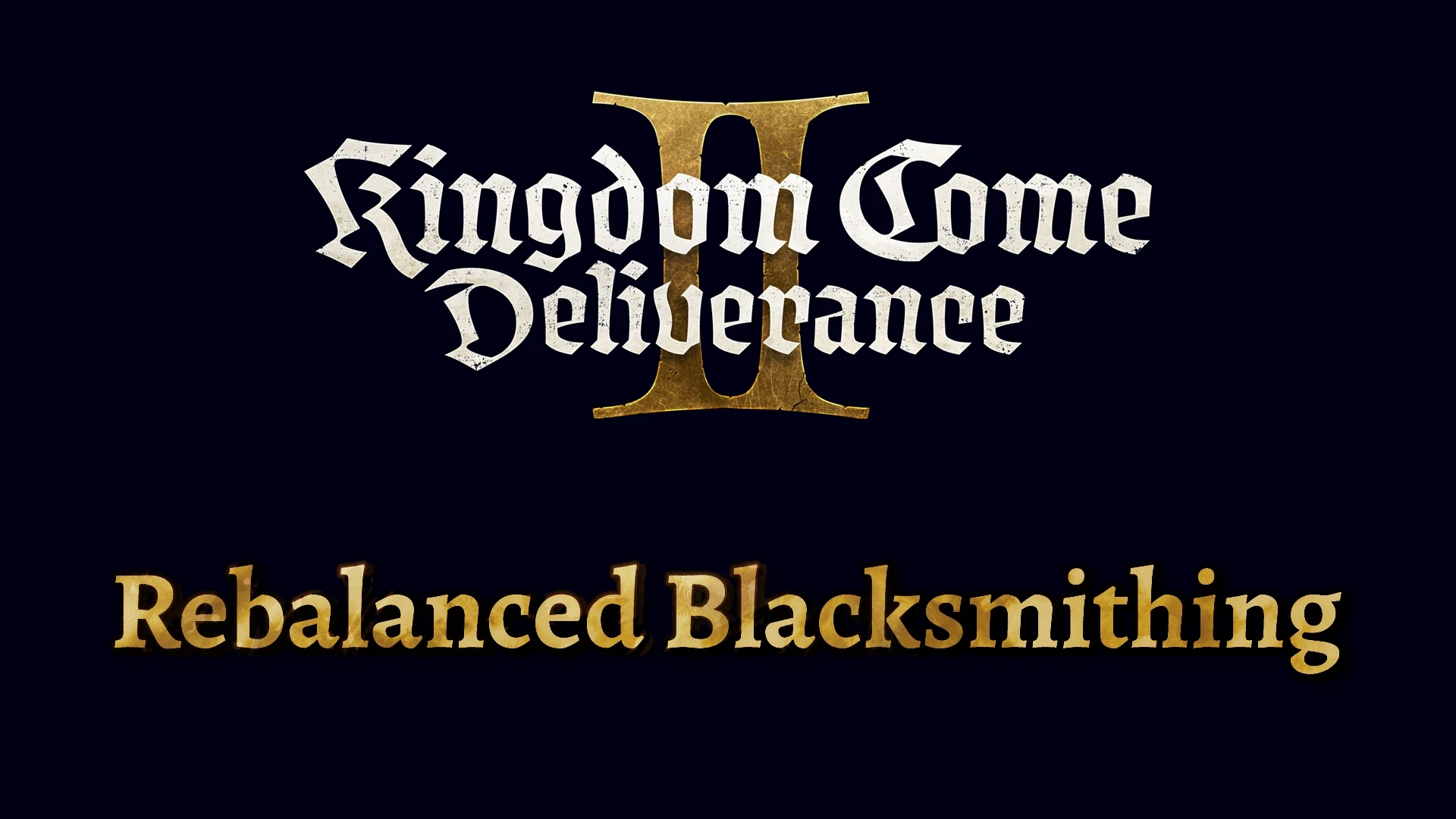 Rebalanced Blacksmithing (PTF)