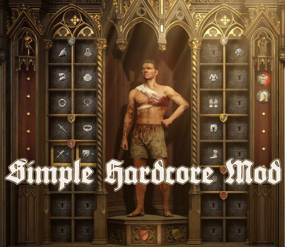 simple hardcore mod for kingdom come deliverance 2
