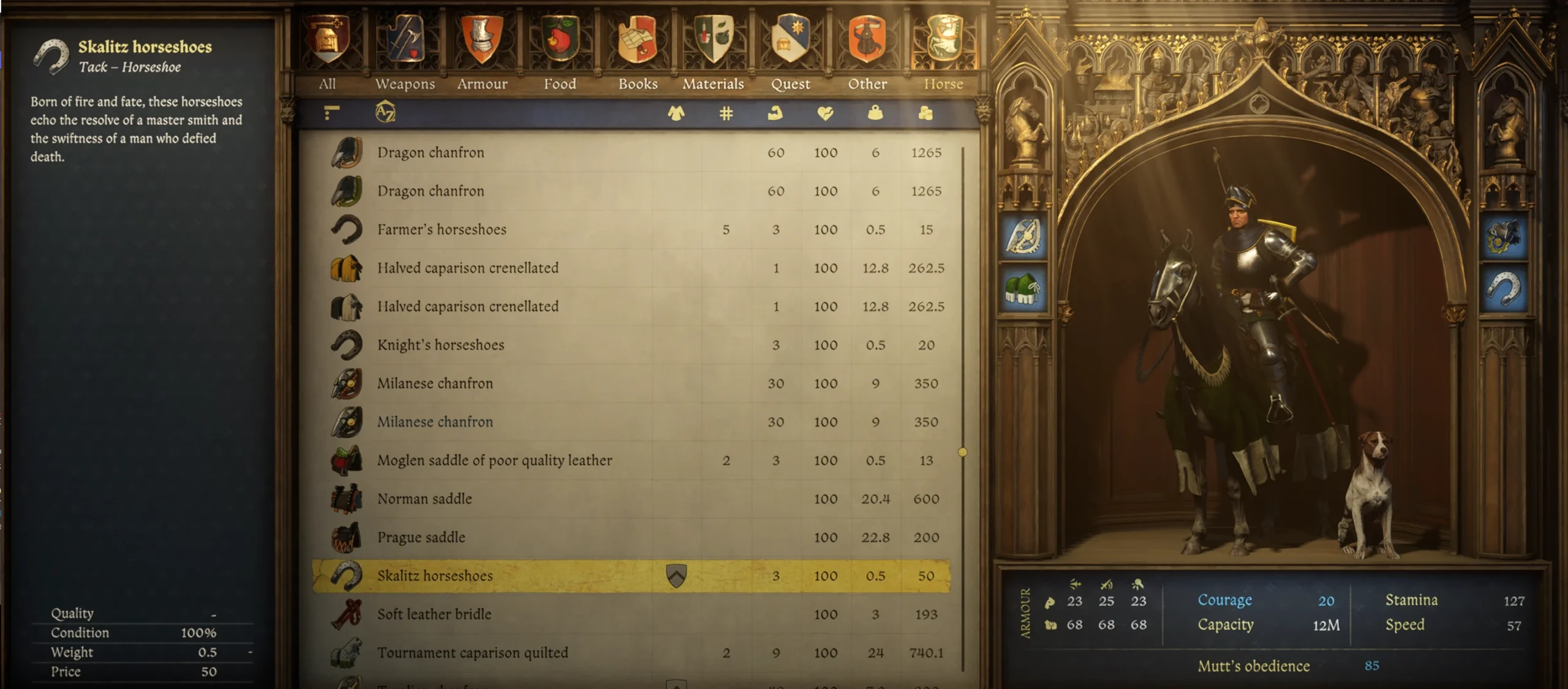 Skalitz Horseshoes mod