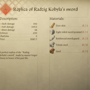 Sketches of Replica Weapons