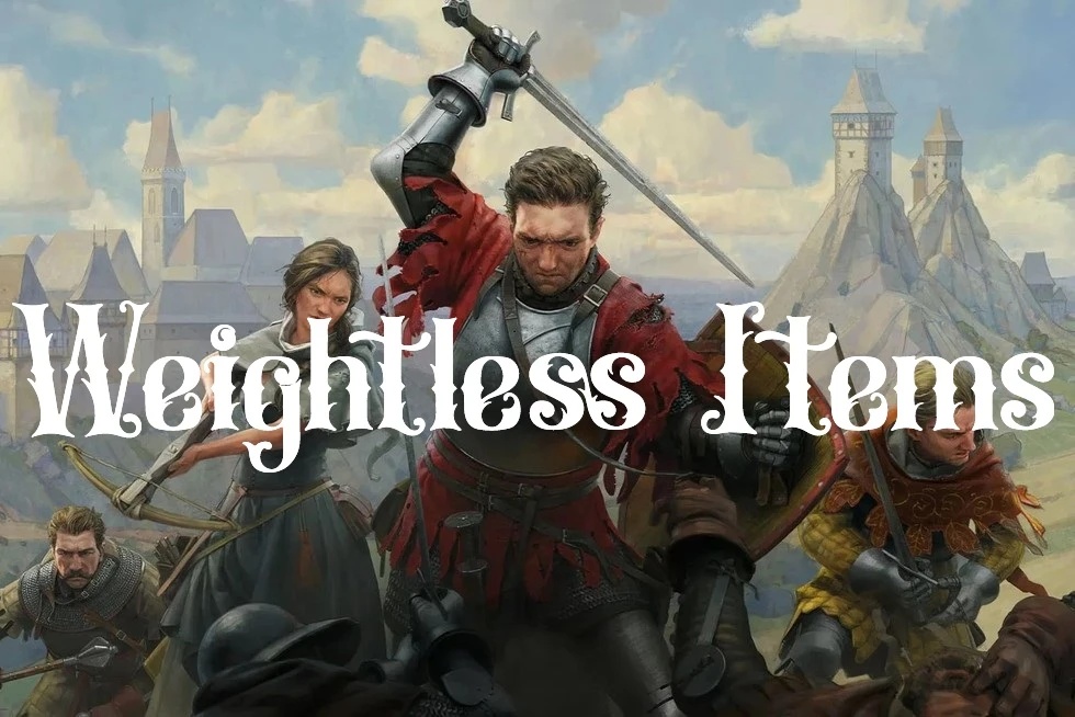 Weightless Items mod